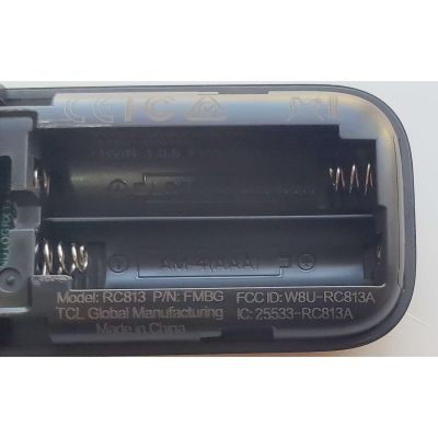 CONTROL REMOTO PARA SMART TV TCL / COMANDO  DE VOZ /  NUEVO ORIGINAL / NUMERO DE PARTE 21001-000154 / RC813 / W8U-RC813A / 25533-RC813A / MODELOS 32S350G / 40S350G / 43S350G / 55Q650G / 65QM850G / 75QM850G / 85QM850G / 98QM850G / 98S550G - Imagen 2